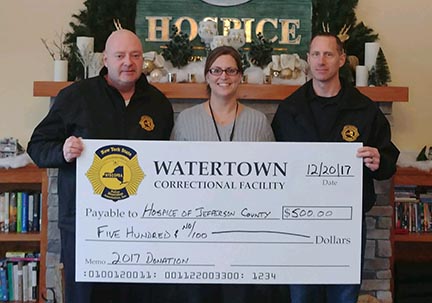 Watertown CF Donates to Local Hospice
