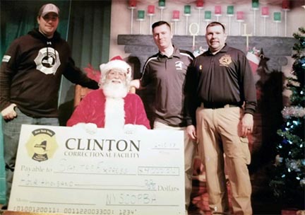 Clinton CF Donates to Santa Express
