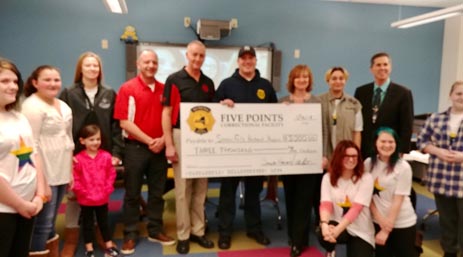 Five Points donates $3,000 for Back Pack Program at Seneca Falls CSD